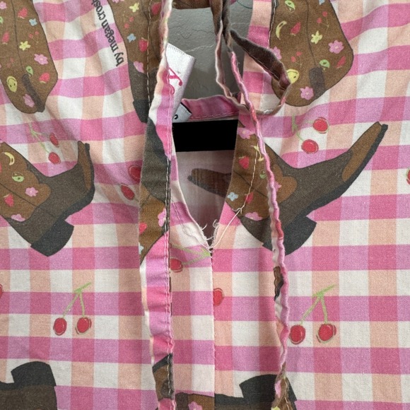 By Megan Crosby Lila Cowboy Dress Cowgirl Gingham - Picture 7 of 7